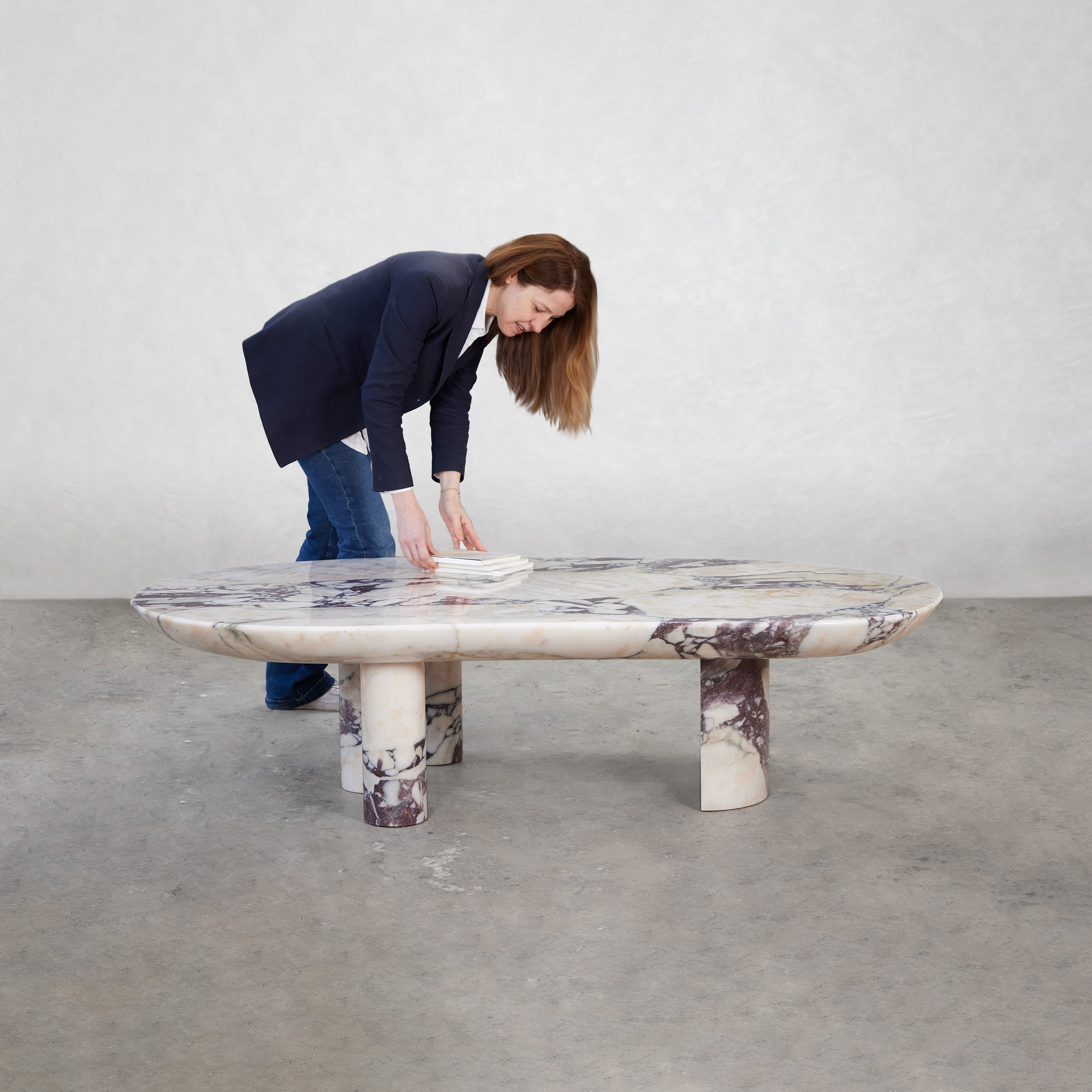 Calacatta Viola — Sculptural Coffee Table