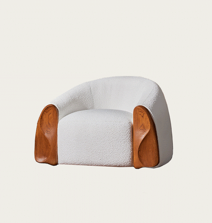 Sculpted Minimal Armchair - Lines