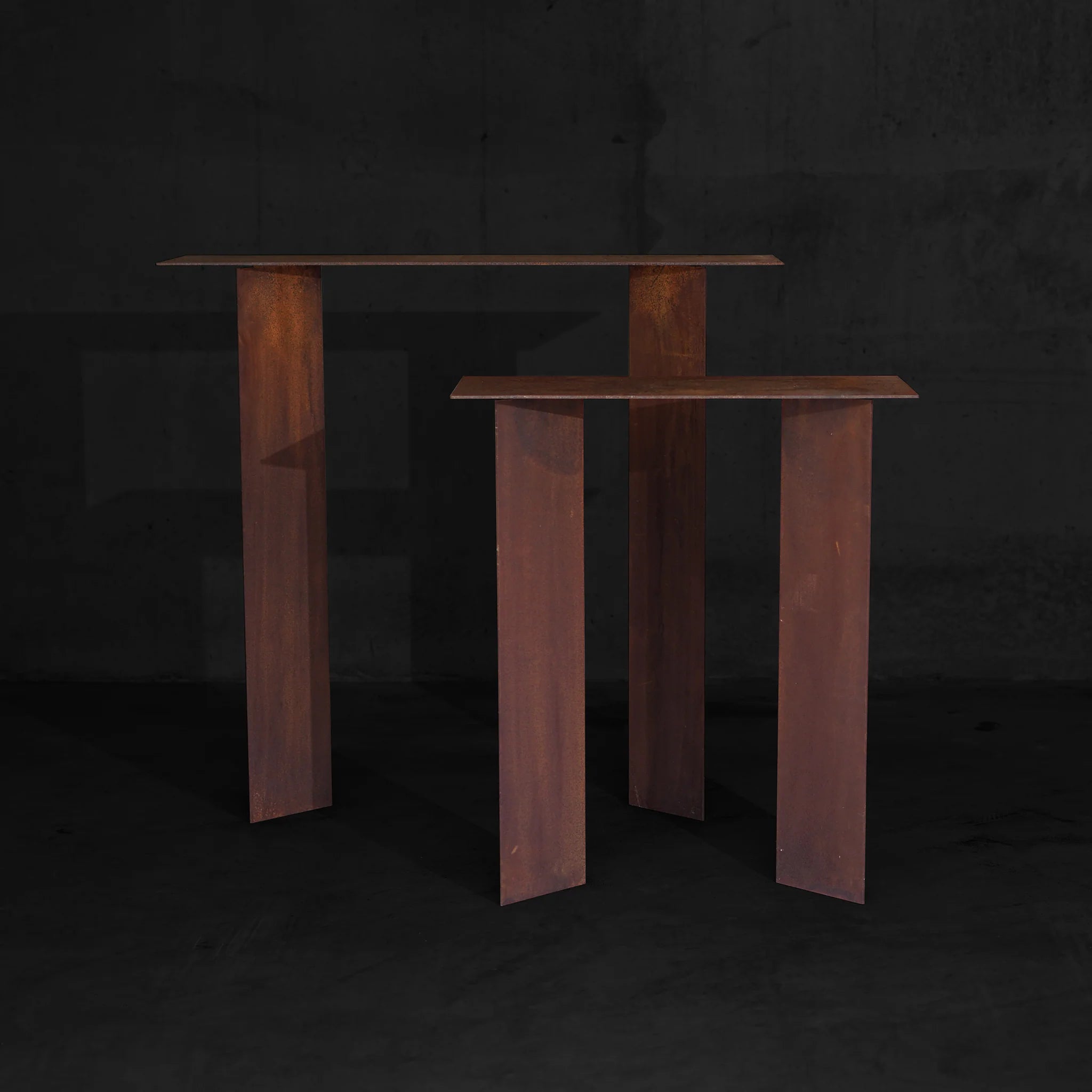CORTEN STEEL TABLE 1200 - A timeless collectible