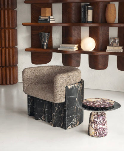Armchair Plisse Stone - A timeless collectible